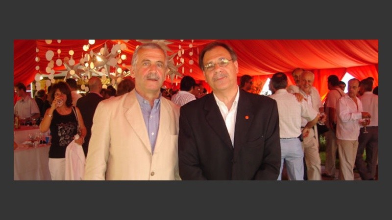 Avelino Méndez junto a Daniel Canabal.