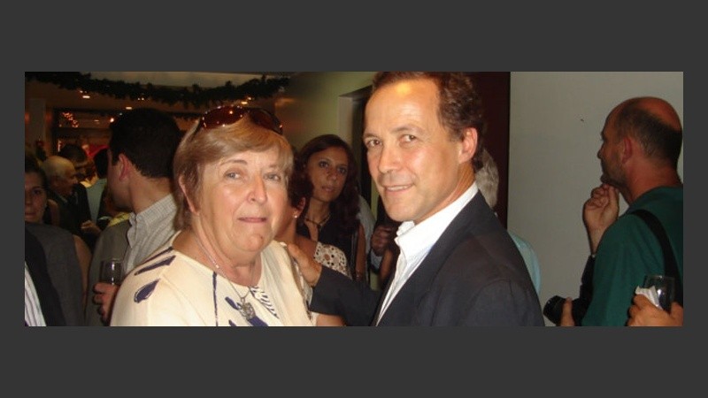 Susana García y Rubén Giustiniani.