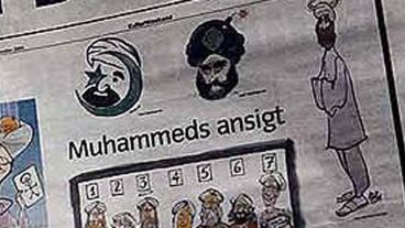 El periódico noruego Magazinet, reprodujo los dibujos en solidaridad con danés Jyllands Posten.