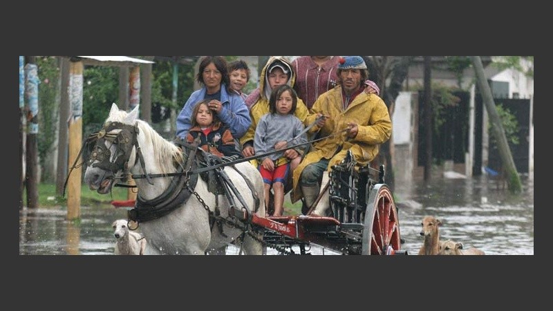 Tras una semana de lluvia, llega la hora del regreso (EFE). 
