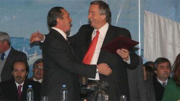 Obeid fue elogiado por el presidente Kirchner (Télam).