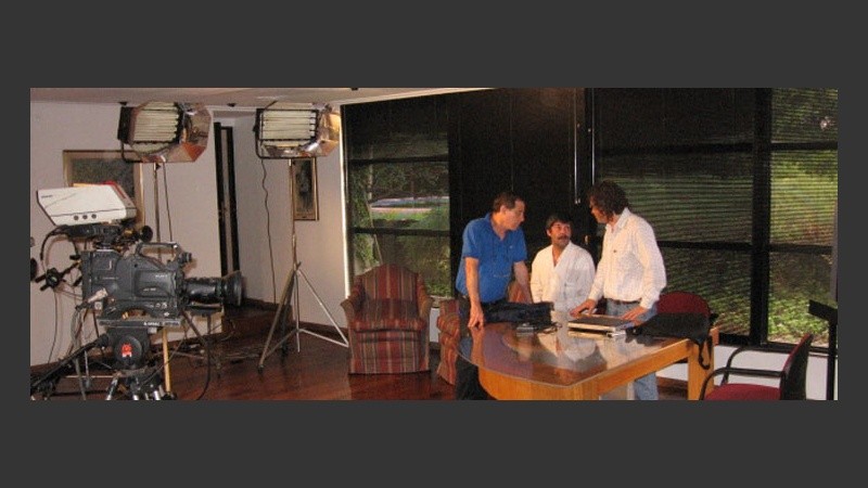El estudio fue ubicado en la sala de reuniones del directorio.