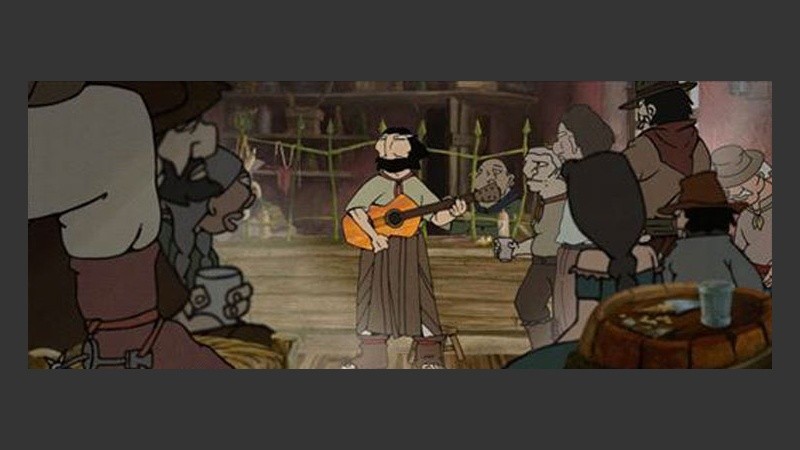 Una de las escenas diseñadas por el Negro.