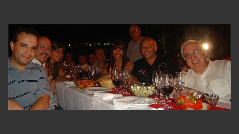 Nadie quiso faltar a la invitación. La gente de Canal 3, presente.