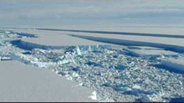 La Antártida en riesgo de deshielo por el calentamiento global.