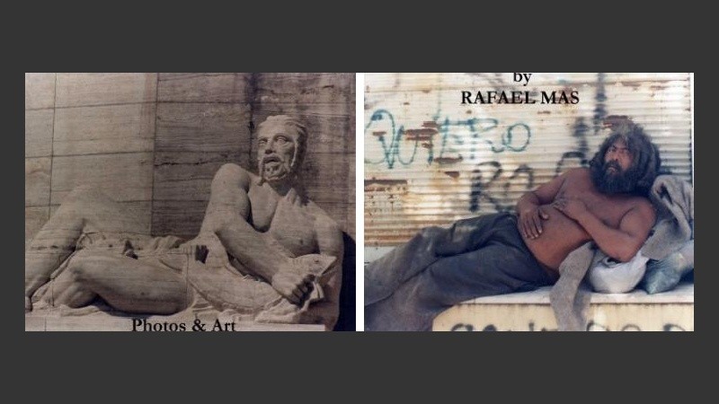 Algunos bromean que Chiche ya tiene su estatua, y nada menos que en e Monumento.