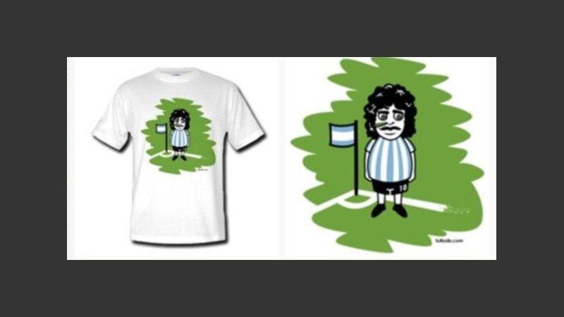 Maradona con marihuna en la boca.