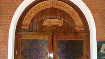 La capilla de la AFA en el predio de Ezeiza.