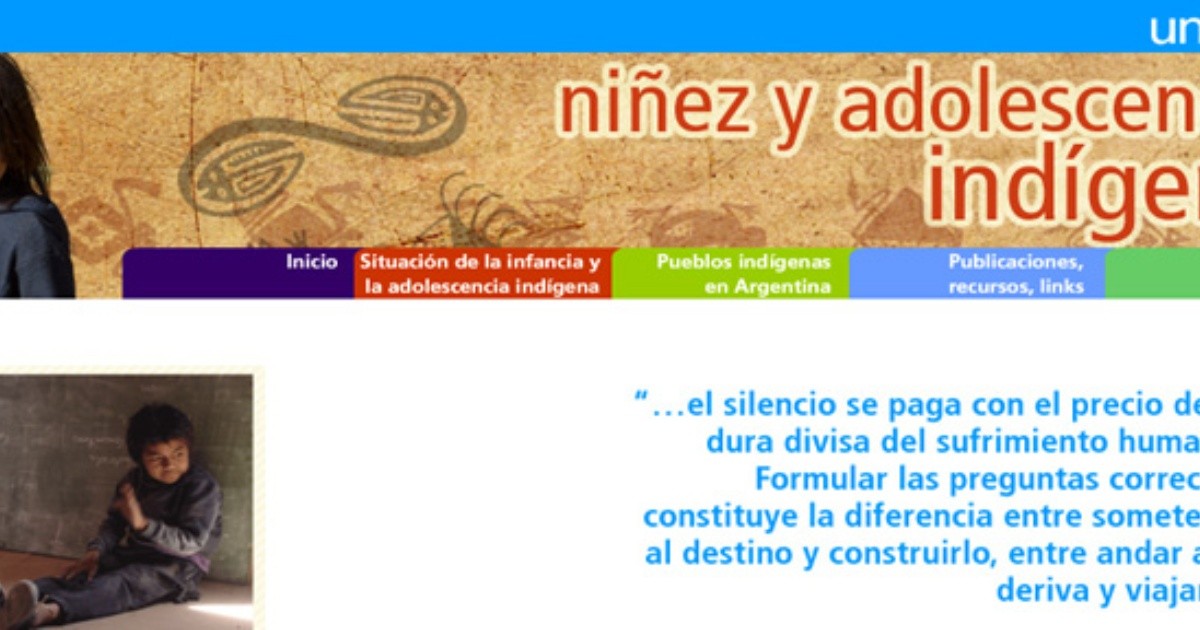 UNICEF lanzó la "Campaña por los Derechos de la Niñez y la Adolescencia ...