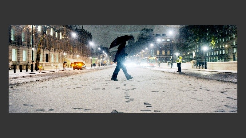 Inglaterra también azotada por la ola de frío.