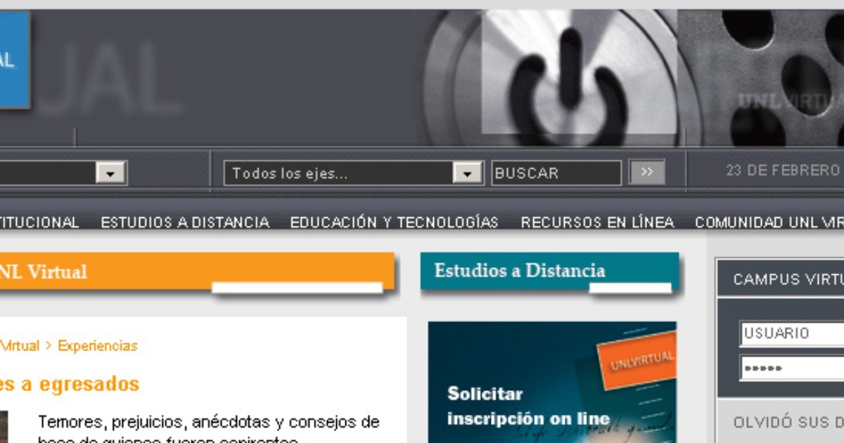 Inscriben en carreras de UNL Virtual Rosario3