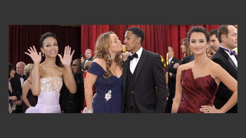 Zoe Saldana, Mariah Carey y Penélope Cruz: ¿la terna al mejor vestido?