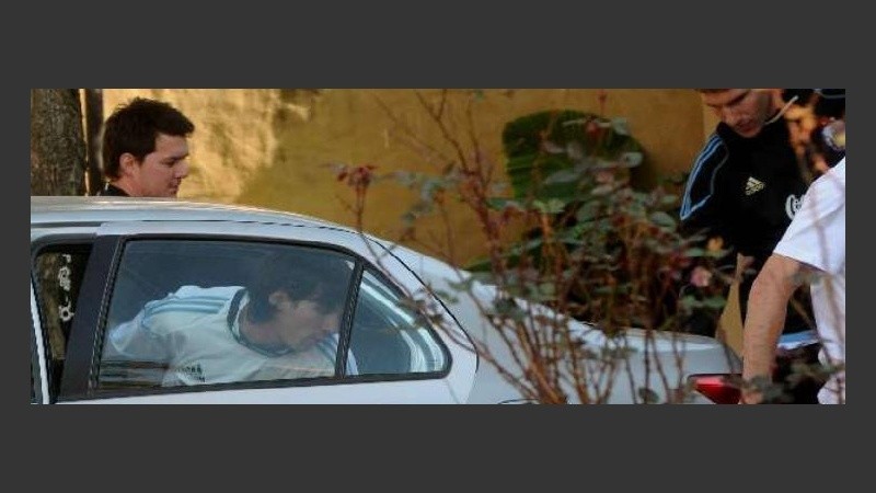 El rosarino se quedó con los suyos en un barrio residencial que comparte con Palermo.