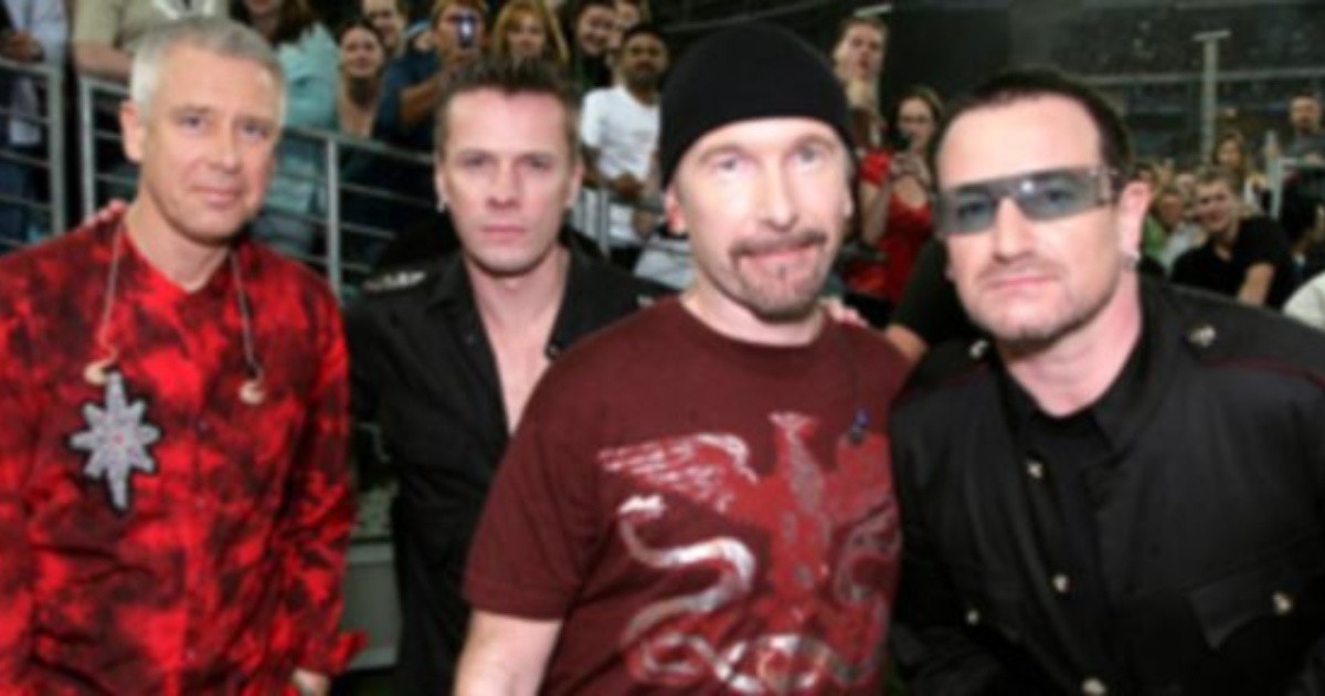 U2 reparte pizzas entre sus seguidores antes de un concierto Rosario3