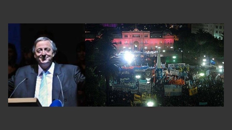 Una vigilia para dar el último adiós al lider político. 