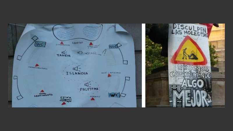 El organigrama de la plaza y el particular pedido de disculpas.