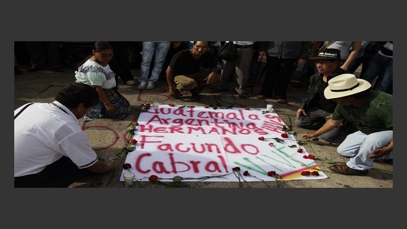 El crimen de Cabral causó conmoción en Guatemala.