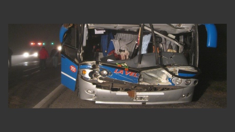 Otra de las instantáneas del trágico accidente.