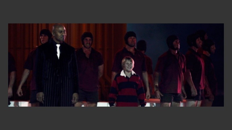 Lomu participó de la ceremonia inaugural.