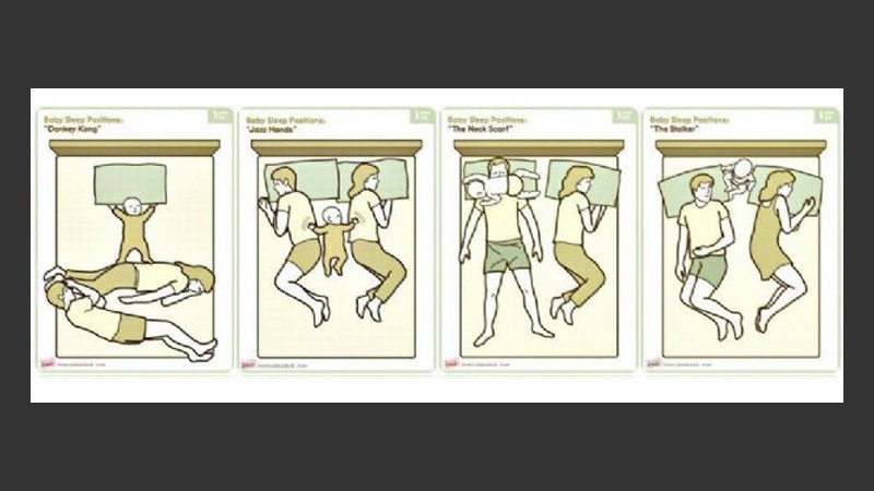 Dormir, muchas veces una tarea difícil de lograr en familia.