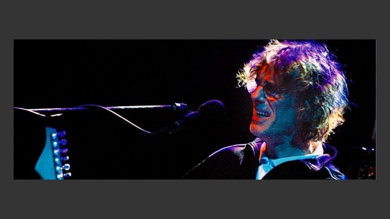 Una foto de 2004, durante un concierto en Santiago de Chile.