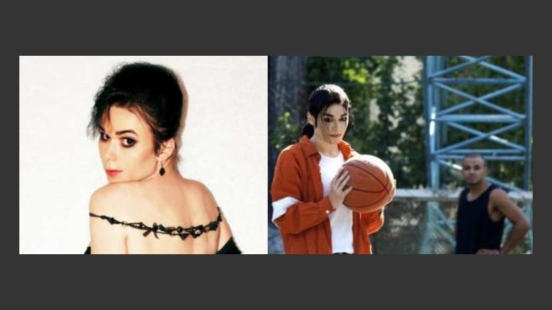 Elena, caracterizada como Michael.