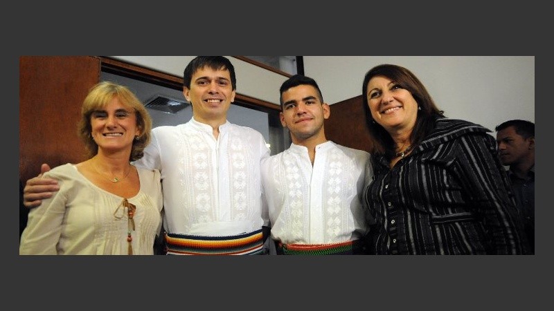 Fein y Ausburger fueron a la boda.