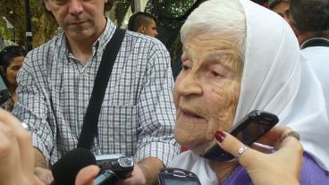 Herminia Severini, una de las Madres, se fue molesta con el fallo.