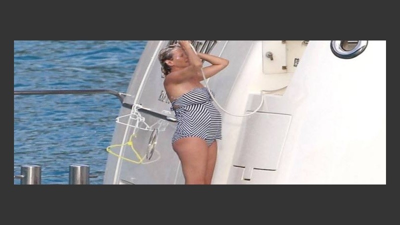 Se calcula que la ex modelo está de 6 meses.