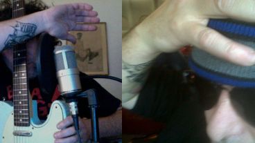 Con frases y fotos, Calamaro le da vida a su cuenta en Twitter.