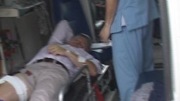 Los heridos fueron trasladados a sanatarios privados.