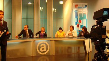 Plan A, un espacio de debate en la televisión rosarina.
