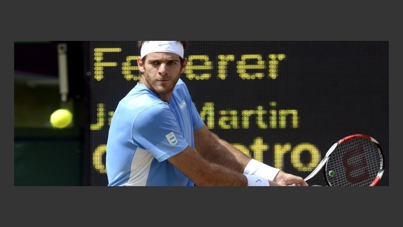 Del Potro y una dura lucha ante Federer.