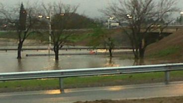 Una imagen tomada este viernes a la mañana en la zona.