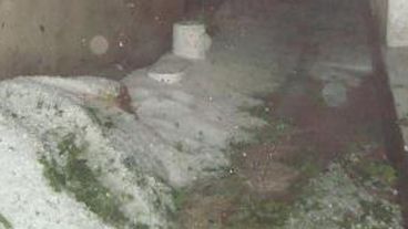 Feroz granizada, San Jerónimo Sud