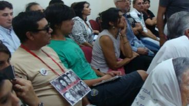 Familiares y militantes escucharon la condena.