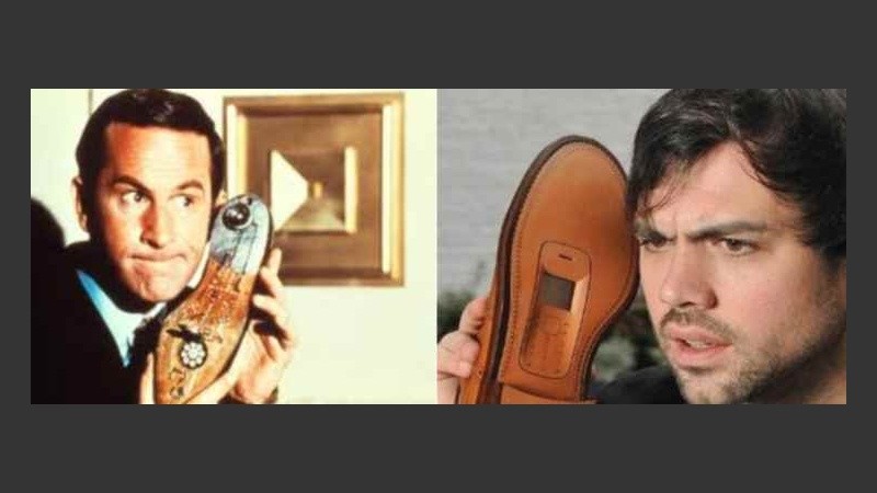Smart y su zapatófono.