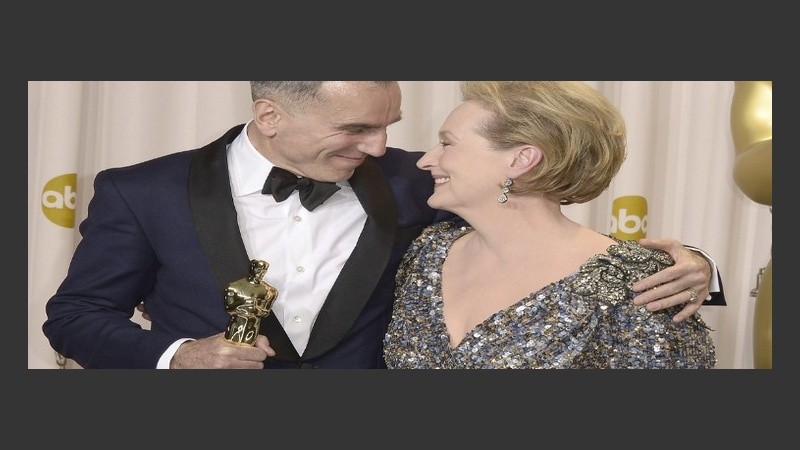 Daniel Day-Lewis y su Oscar por Lincoln.