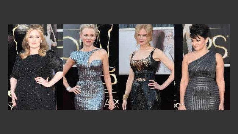 Adele, Naomi Watts, Nicole Kidman y Norah Jones.