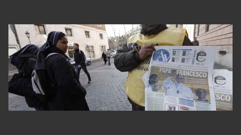 Las tapas estuvieron todas dedicadas a Bergoglio.