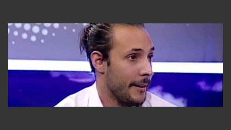 El joven contador, de 26 años, se mostró enérgico.