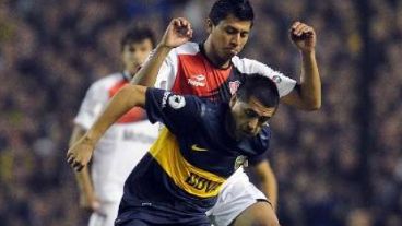 Riquelme fue uno de los más activos en el xeneize.