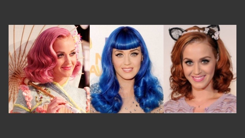 Katy Perry escoge un look distinto según el día de la semana. 