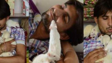 Sharma da rienda a su pasión "ratuna".