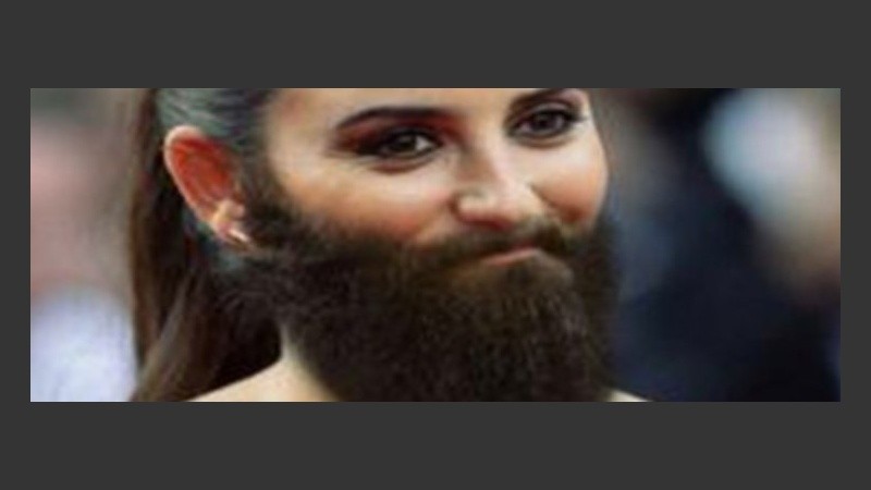 Las caras más lindas con barba y bigote.