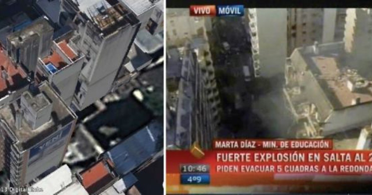 Un bloque de nueve pisos se derrumbó por la explosión | Rosario3