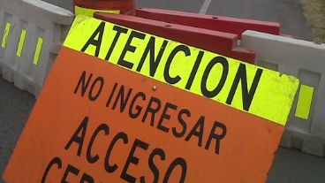 Se cortó el tránsito en el acceso.