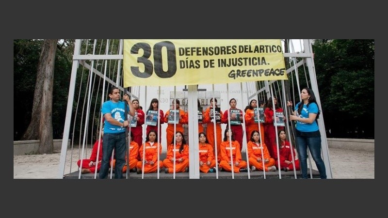 Imágenes de la manifestación en México. 