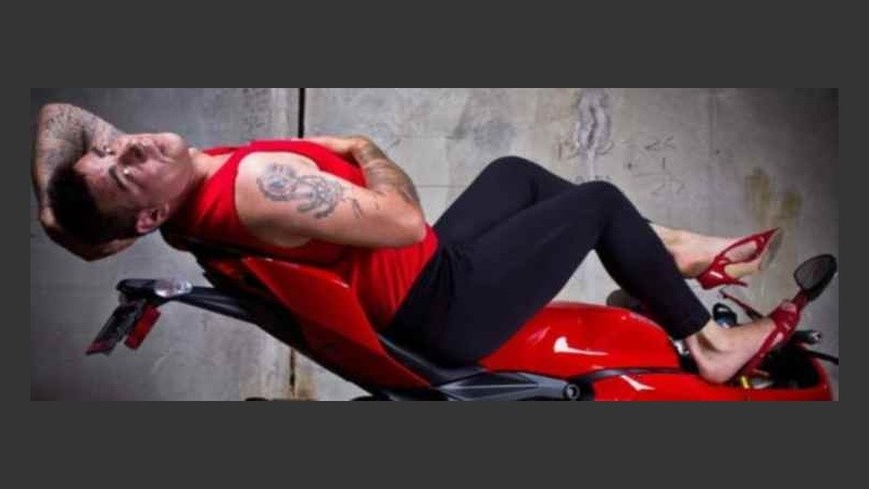 Un motoquero 