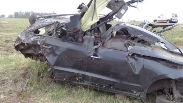 Colisionaron una Chevrolet Meriva, un Corsa y una camioneta Hyundai Santa Fe.